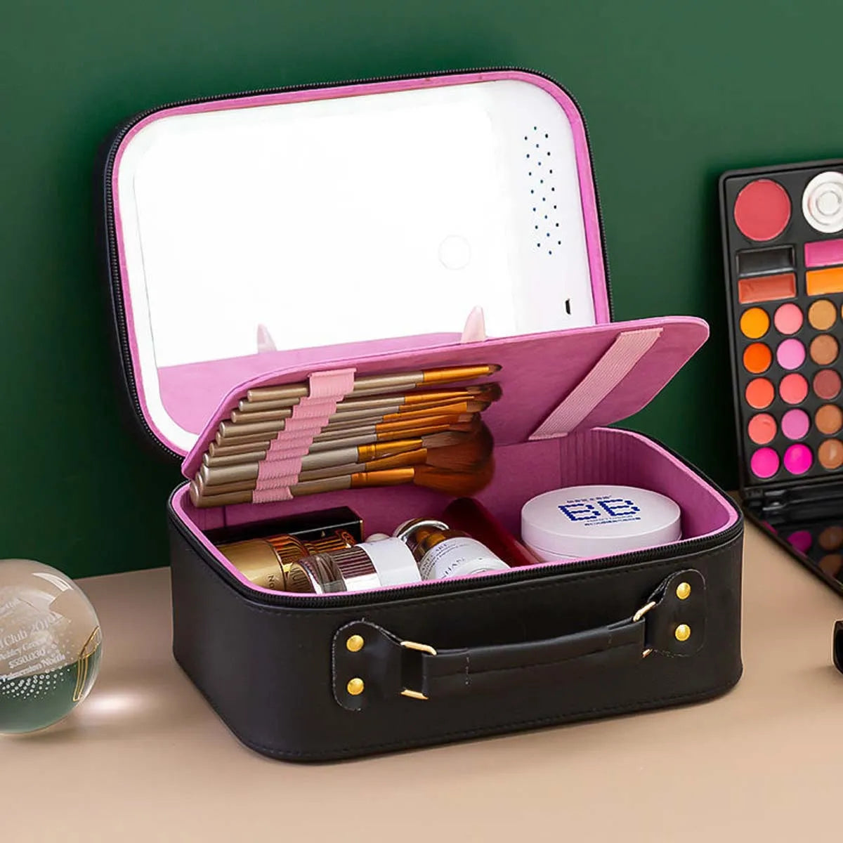 LumiCase LED Makeup Bag with Mirror ATHLEXES
