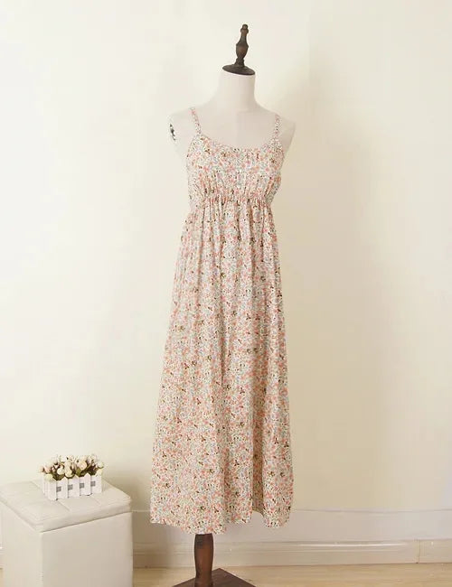 Floral Summer Maxi Halter Dress ATHLEXES