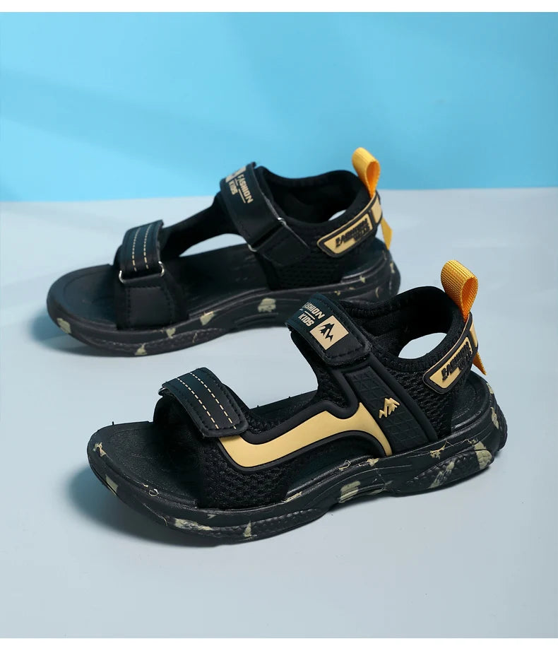 Trendy Kids Camouflage Beach Strap Sandals ATHLEXES