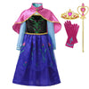 Frozen Princess Elsa Anna Dress for Girls Ages 2-10 ATHLEXES