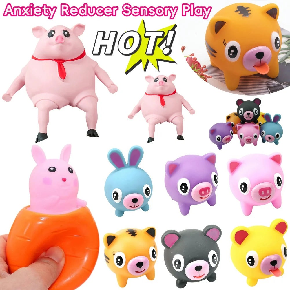 Kawaii Animal Squeeze Fidget Toy Collection ATHLEXES
