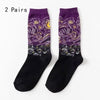 Van Gogh Inspired Retro Art Socks for Men ATHLEXES