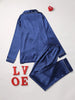 Solid Long Sleeve Pajama Set ATHLEXES