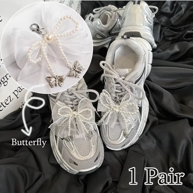 Chic Bowknot Clip Decoration for Shoes and Bags ATHLEXES