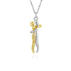 Lovers' Embrace Hugging Choker Necklace Jewelry ATHLEXES