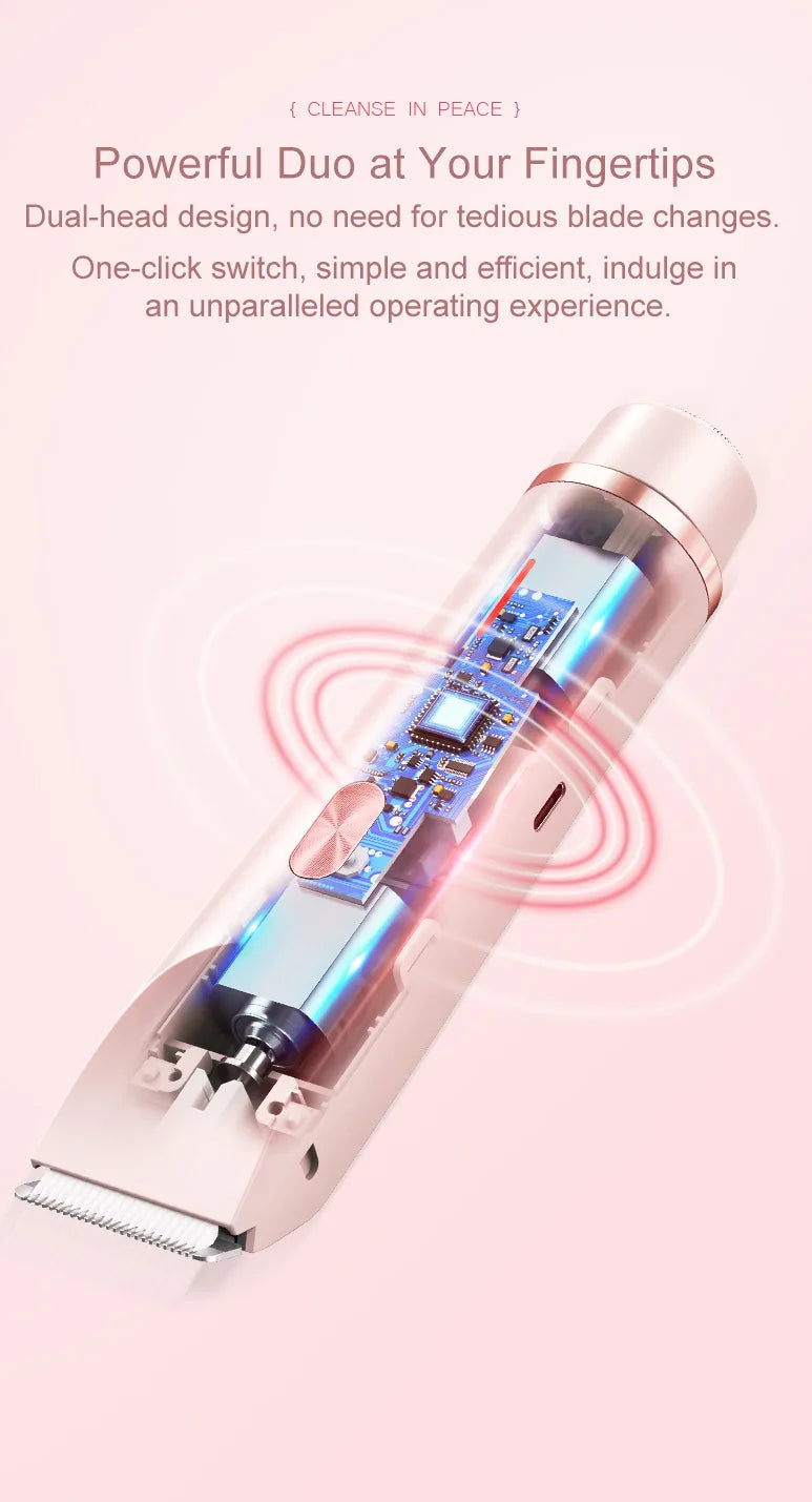 SilkSmooth 2 in 1 Women's Electric Razor ATHLEXES