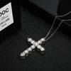 Moissanite Luxe Cross Pendant Necklace ATHLEXES