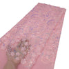 Elegant 3D Floral Lace Fabric for Weddings ATHLEXES