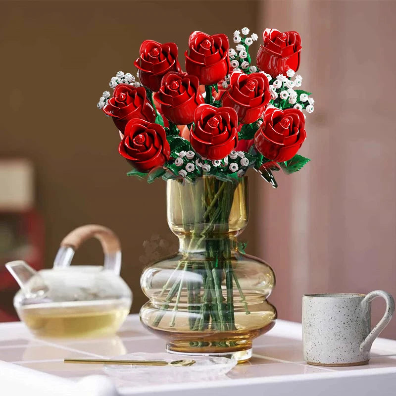 Romantic Rose Building Block Set ATHLEXES