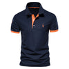 AIOPESON Men's Cotton Slim Fit Polo Shirts Summer Style ATHLEXES