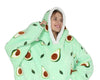 CozyNest Oversized Flannel Hoodie Blanket ATHLEXES