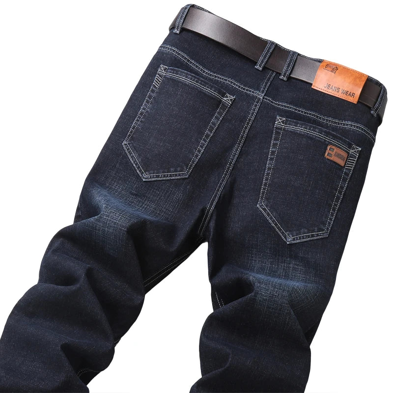 Classic Fit Men's Denim Straight Jeans ATHLEXES
