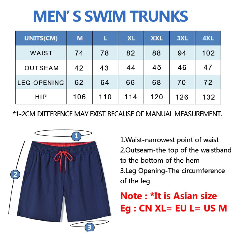 AquaFlex Quick Dry Men's Swim Shorts ATHLEXES