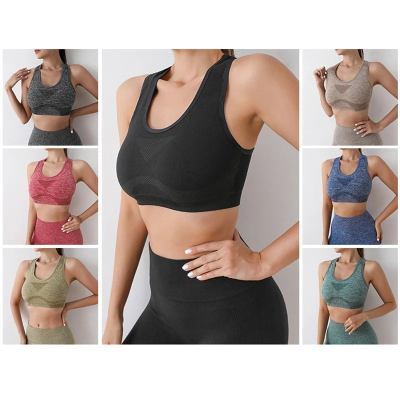 Seamless Quick-Dry Yoga Sports Bra for Women ATHLEXES