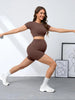 Maternity Seamless Workout Top and Legging Set ATHLEXES