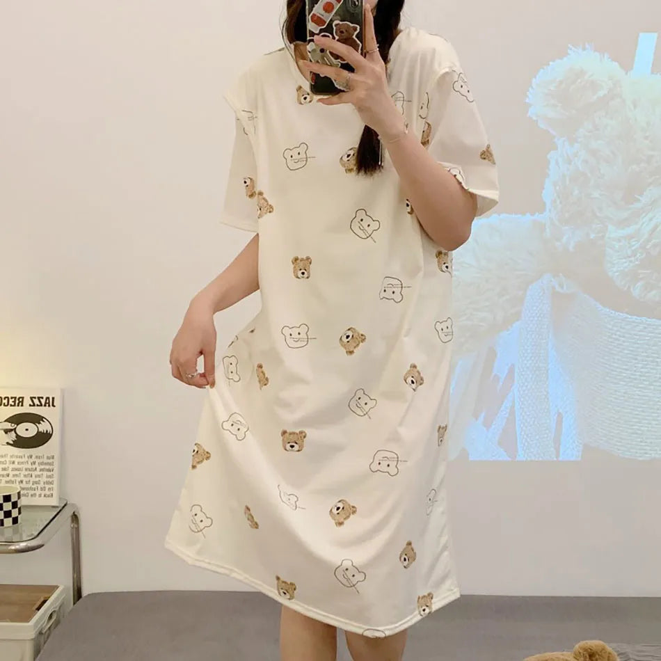 Chic Maternity Nightgown for Easy Breastfeeding ATHLEXES