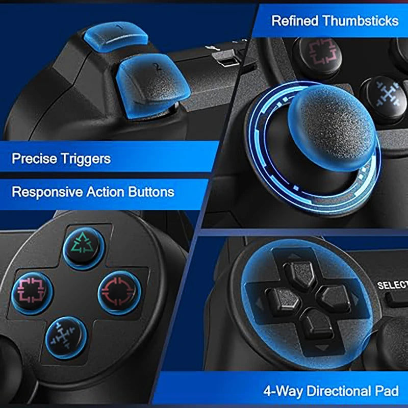 Bluetooth Wireless Gamepad for PS3 Console ATHLEXES