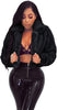 Velvet Luxe Faux Fur Cardigan Jacket ATHLEXES