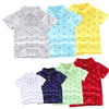 Boys' Trendy Cotton Lapel Print Summer Shirt 2025 ATHLEXES