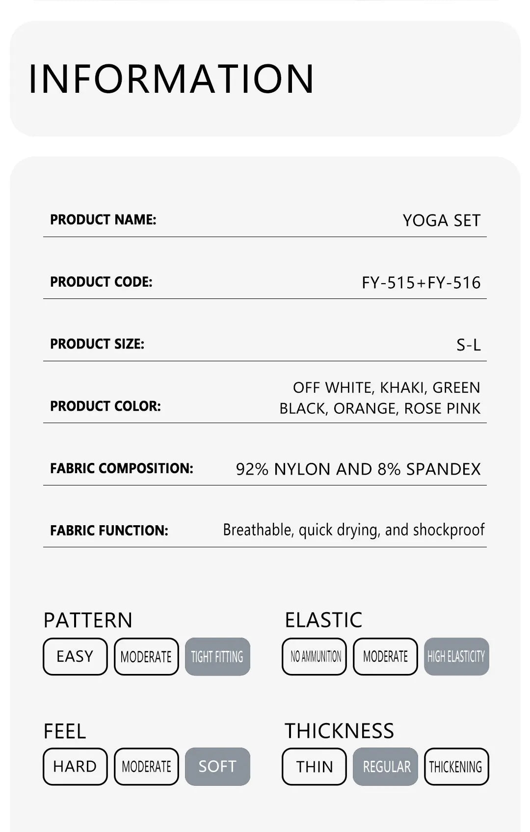 Yoga Clothing Set ATHLEXES