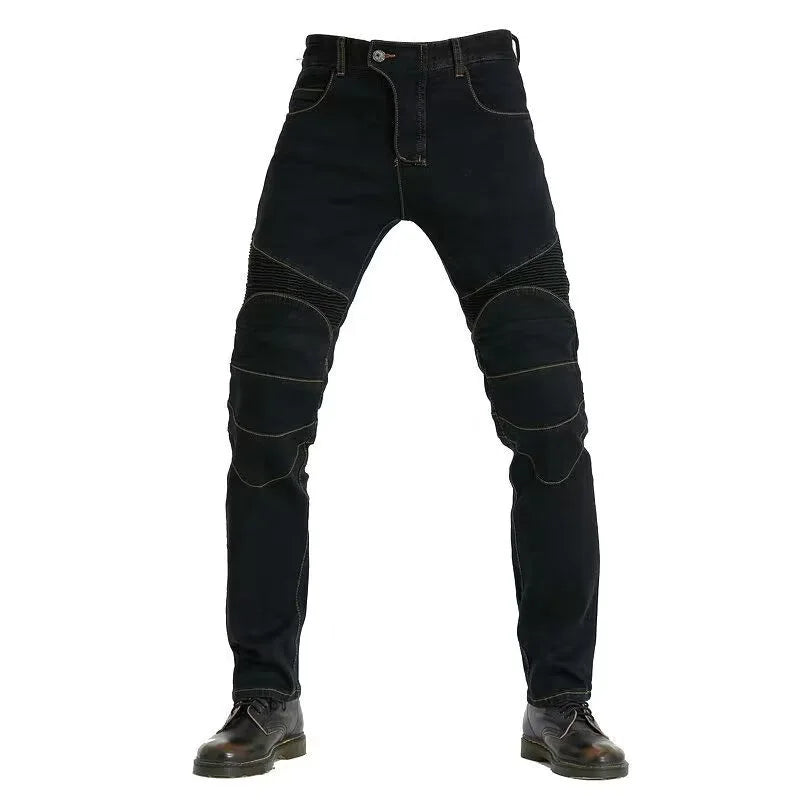 RiderShield Embroidered Motorcycle Jeans ATHLEXES
