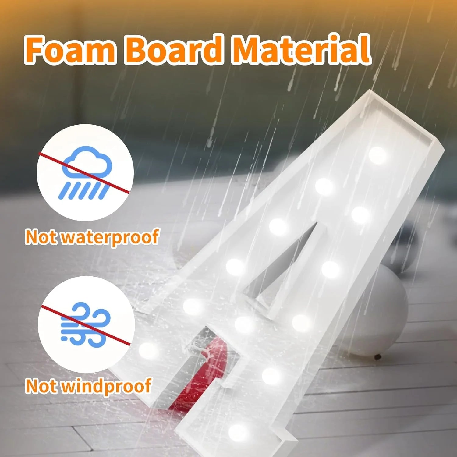 Radiant 4FT DIY Light Up Numbers for Celebrations ATHLEXES