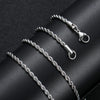Twisted Stainless Steel Rope Necklace for All ATHLEXES