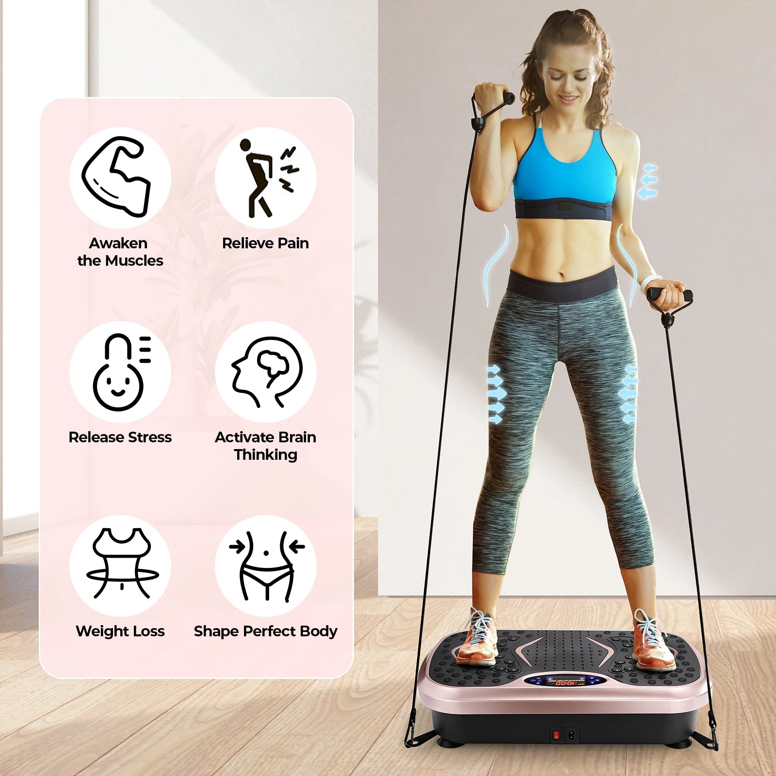 VibeFit Whole Body Vibration Plate Machine ATHLEXES