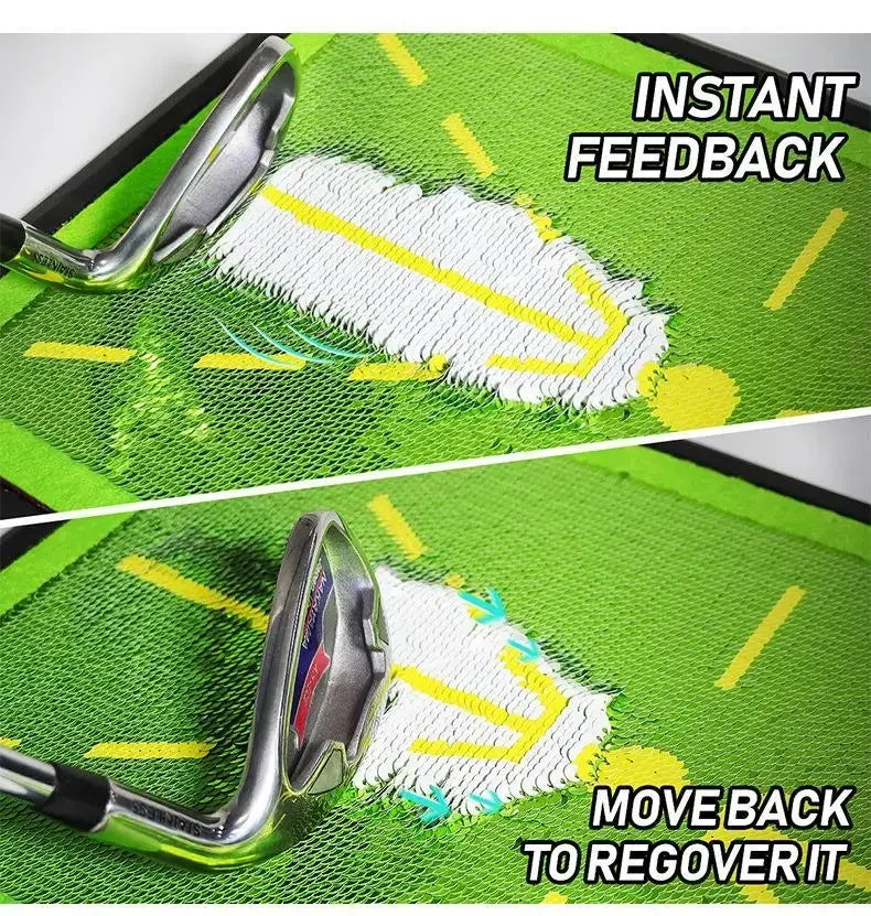 GolfStrike Training Mat for Perfecting Your Swing ATHLEXES