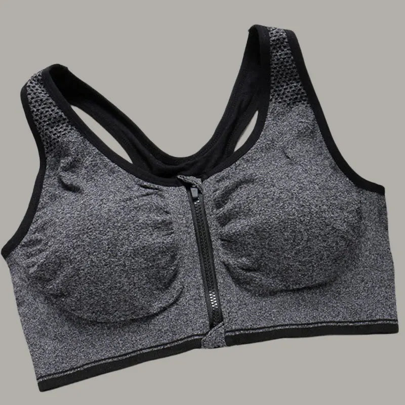 VitaFlex Front Zipper Sports Bra ATHLEXES