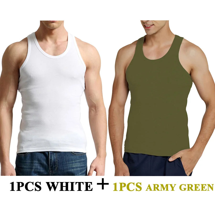 CoolCotton Men's Summer Fitness Tank Tops ATHLEXES