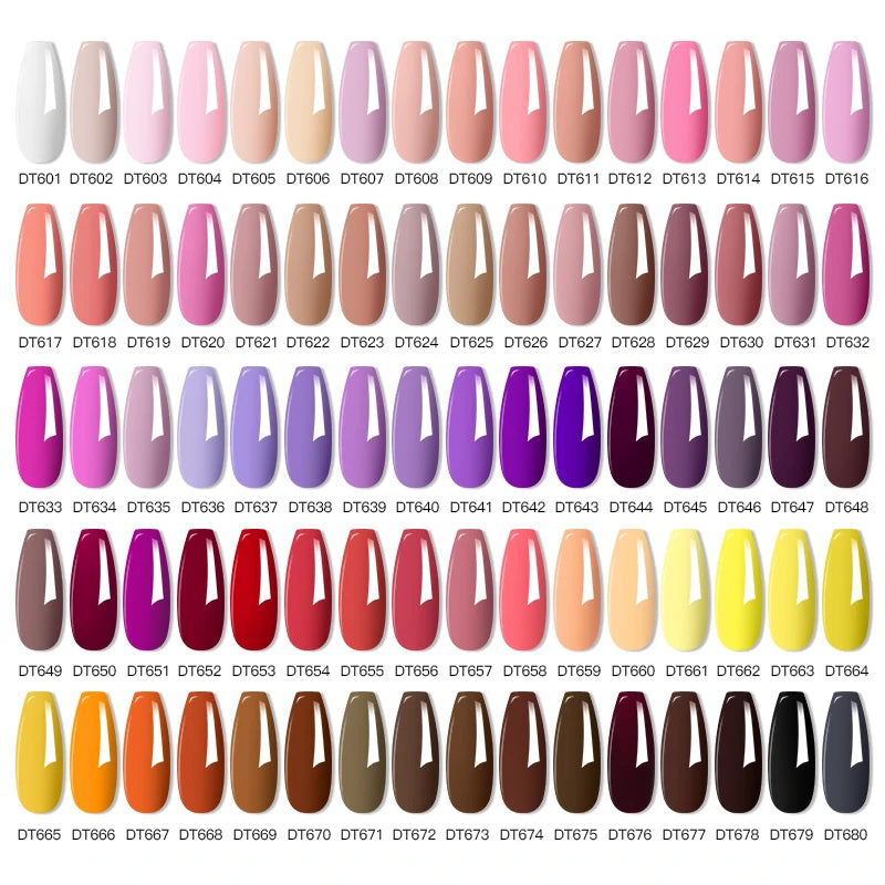 NailArt Pro 6pc UV Gel Polish Kit for Manicure ATHLEXES