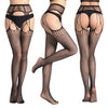 Seductive Fishnet Crotchless Pantyhose with Suspenders ATHLEXES