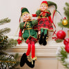 Elf Couple Plush Dolls: Festive Tree Ornaments ATHLEXES