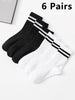 Men's Breathable Business Socks - 6 Pairs Set ATHLEXES