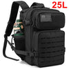 QT&QY 25L/45L Tactical Backpack for Outdoor Survival Use ATHLEXES
