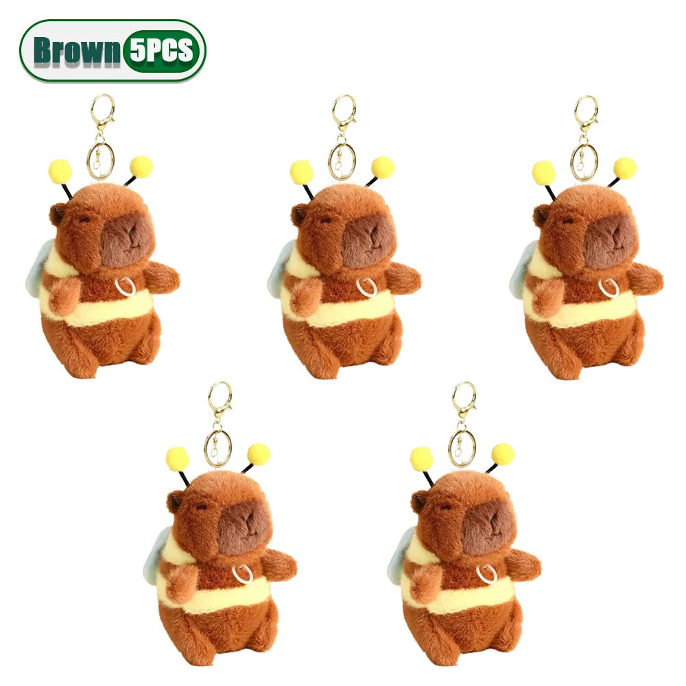 Plush Capybara Keychain Pendant Toy ATHLEXES