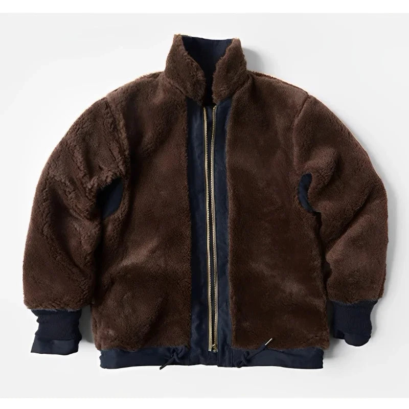 NON STOCK USN N-1 Military Style Warm Coat with Sherpa Lining ATHLEXES