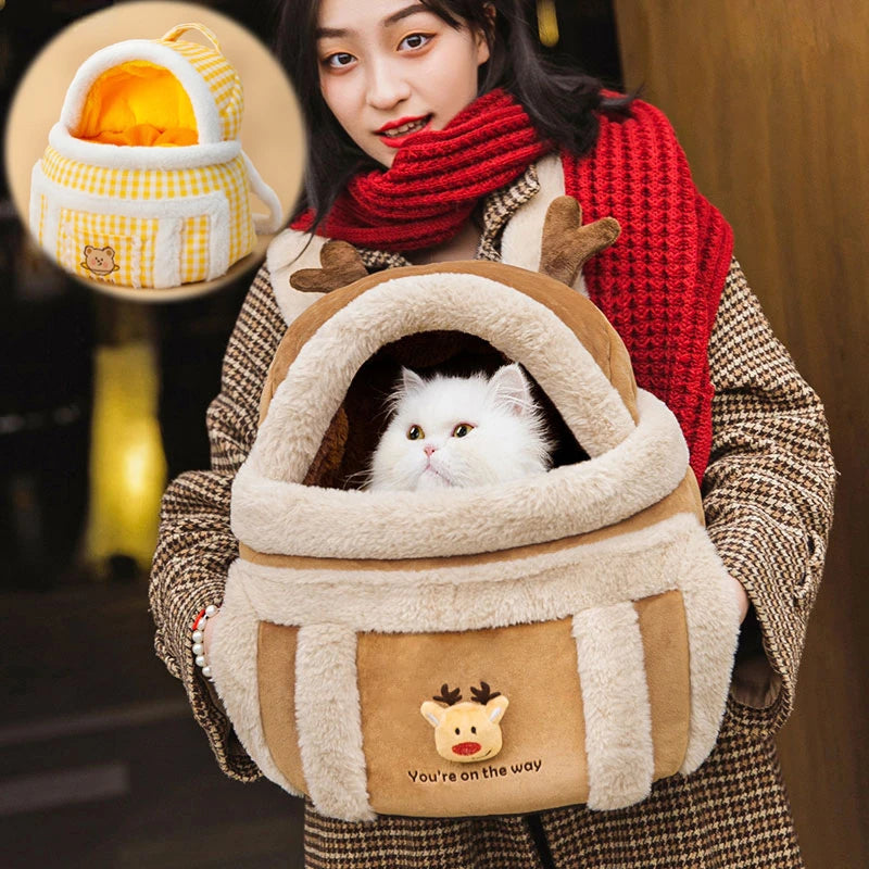 Winter Warm Pet Carrier Backpack ATHLEXES