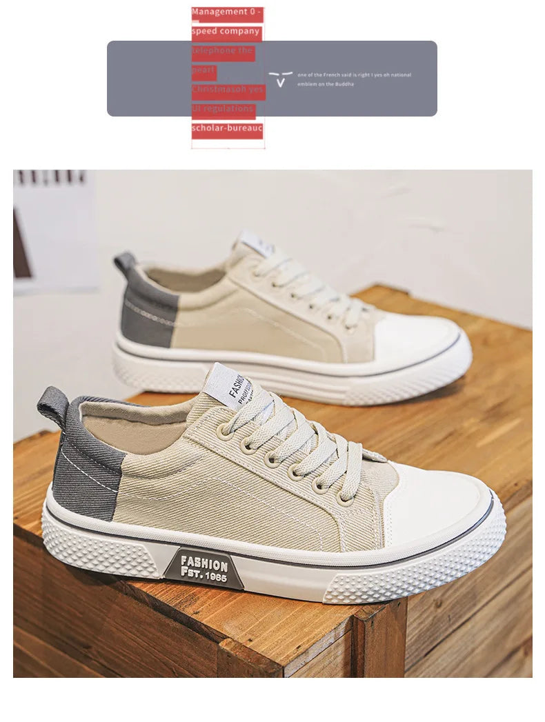2025 Men's Breathable Canvas Skate Shoes ATHLEXES