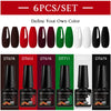 NailArt Pro 6pc UV Gel Polish Kit for Manicure ATHLEXES