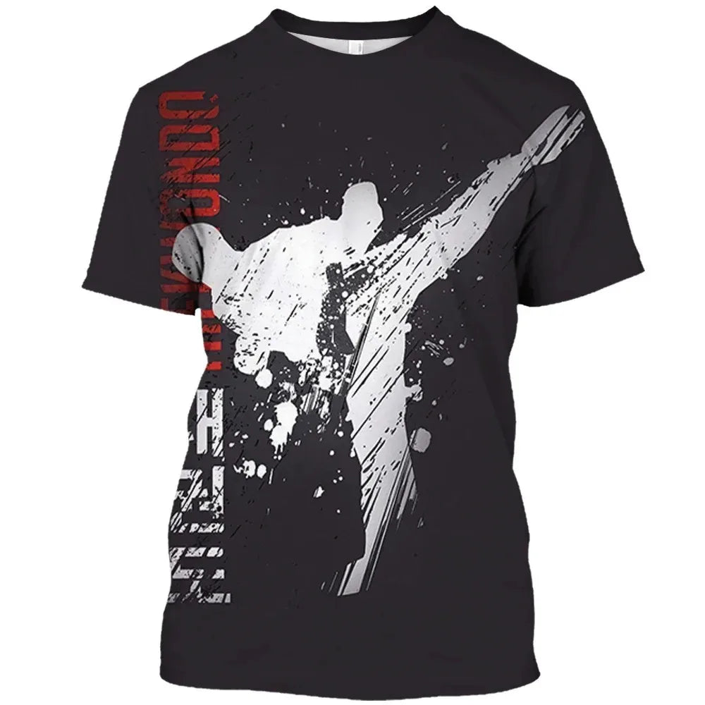 Karate Spirit 3D Men's Quick-Dry Training Tee ATHLEXES