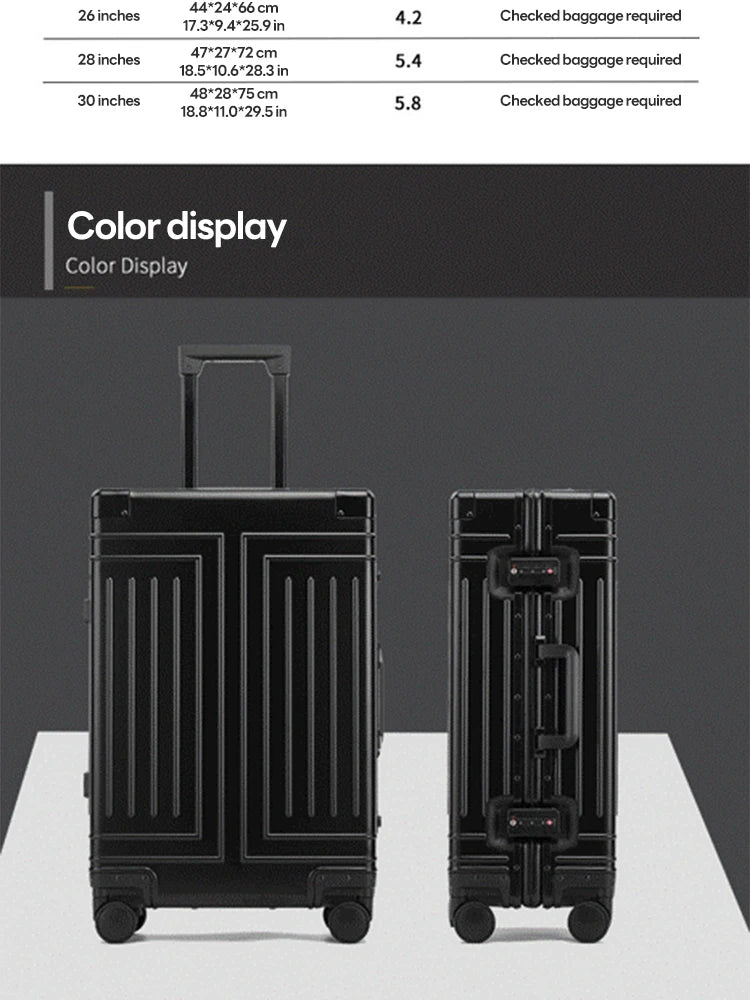 AluTravel Premium Rolling Luggage Set ATHLEXES