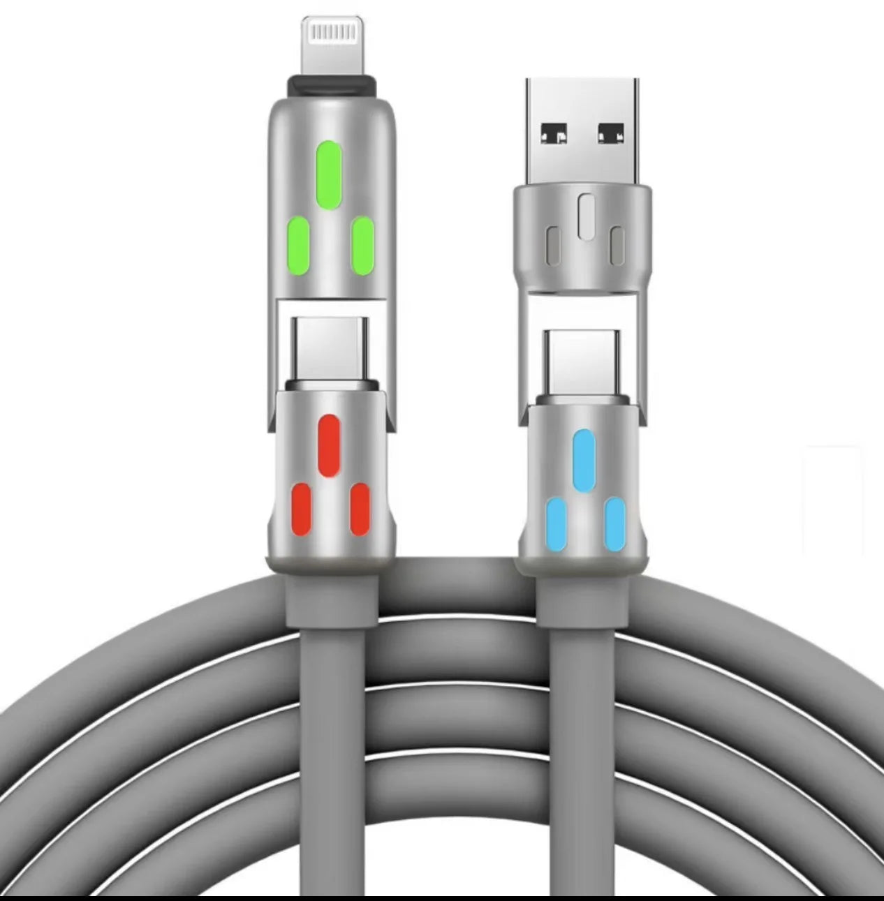 PowerSync 240W 4-in-1 Fast Charging Cable ATHLEXES