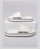 Feslishoet Luxe Letter Slides for All Seasons ATHLEXES