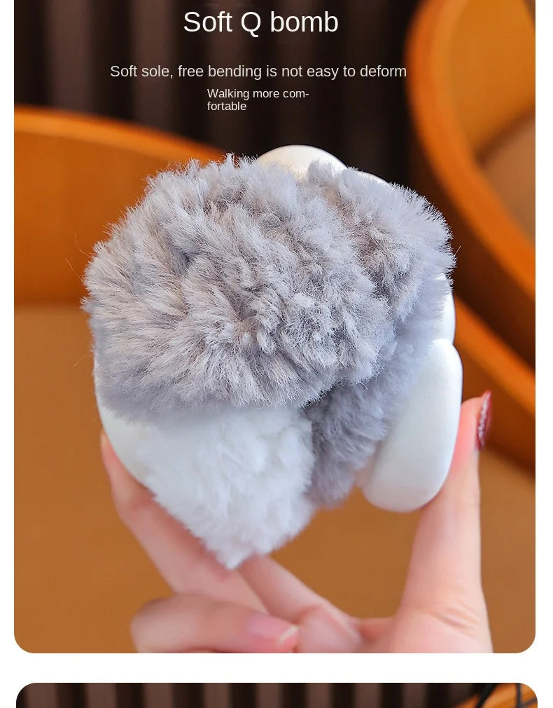 CozyPaws Non-Slip Boys Cotton Slippers for Kids ATHLEXES