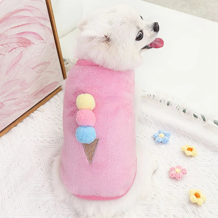 Winter Soft Fleece Dog Clothes ATHLEXES