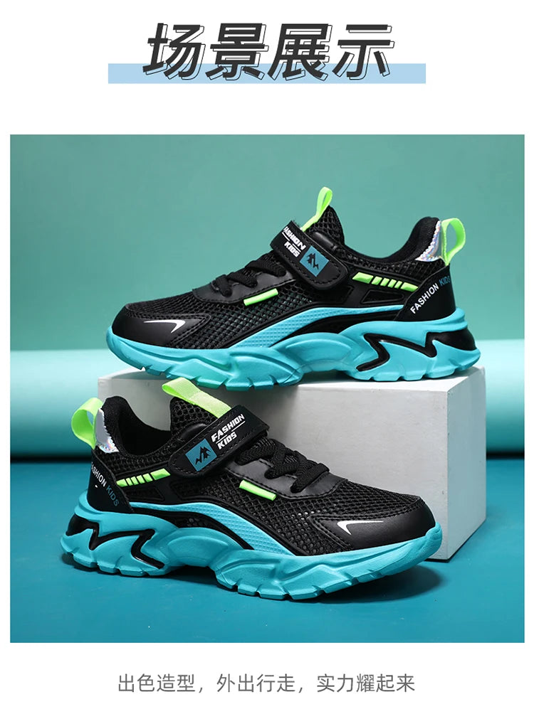 BreezeStep Kids Breathable Mesh Sneakers ATHLEXES