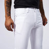 Urban Style Slim Fit White Denim Jeans ATHLEXES