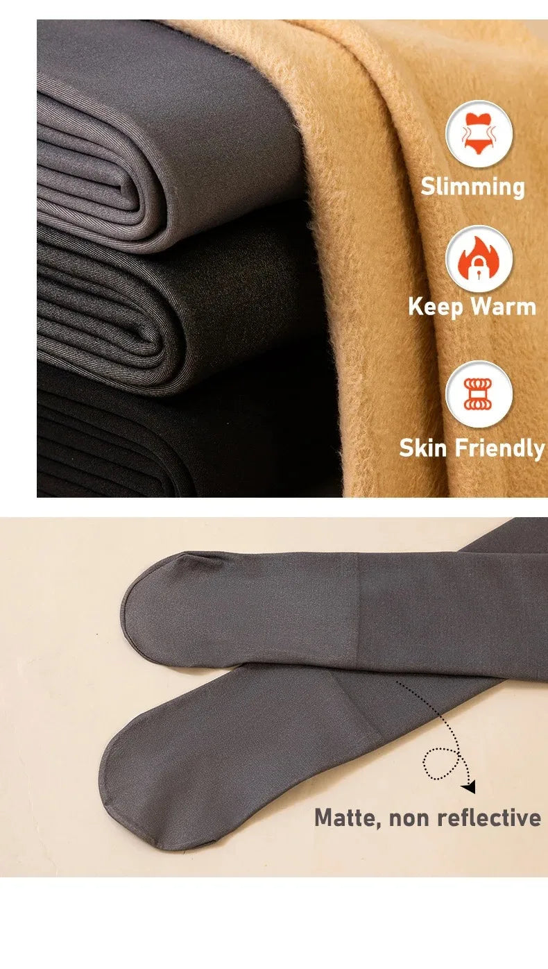 ChicWarm Sexy Translucent Winter Pantyhose for Elegance ATHLEXES